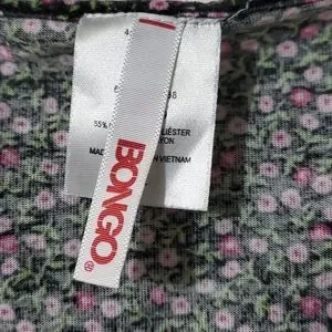 BONGO | Tops | Vintage Bongo Juniors Floral Shirt With Attached Vest ...